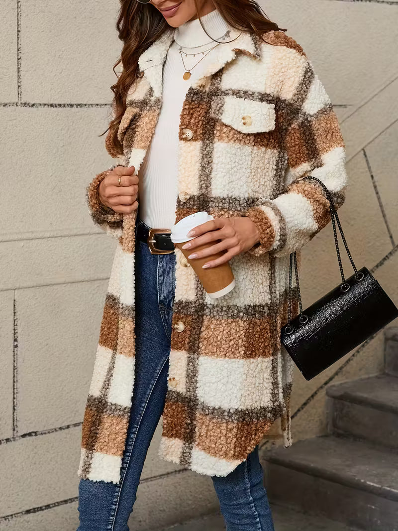 Plaid Pattern Soft Jacket