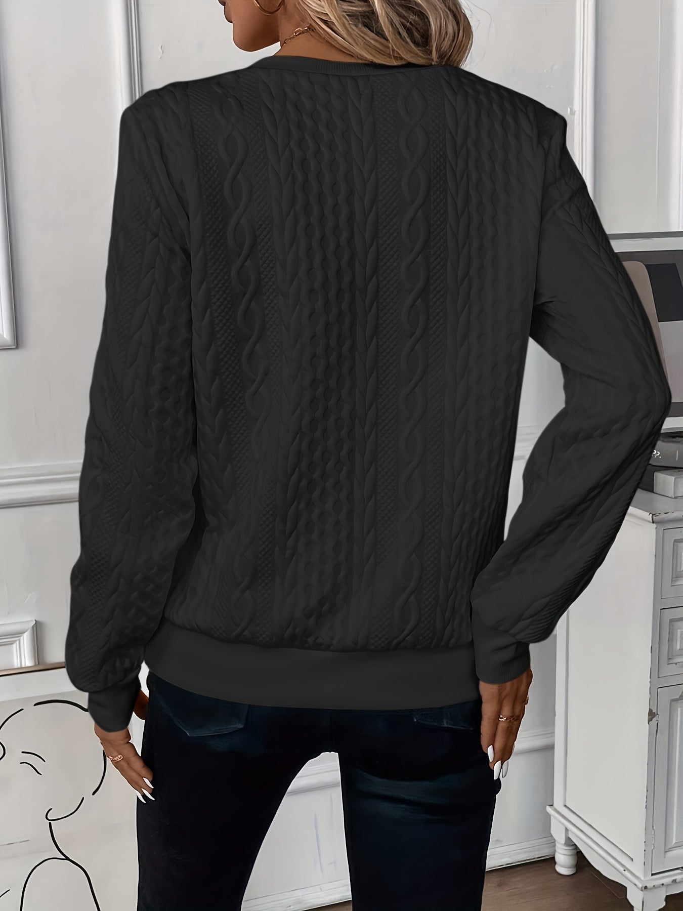 EMMA™ | Elegant Quarter-Zip Sweater