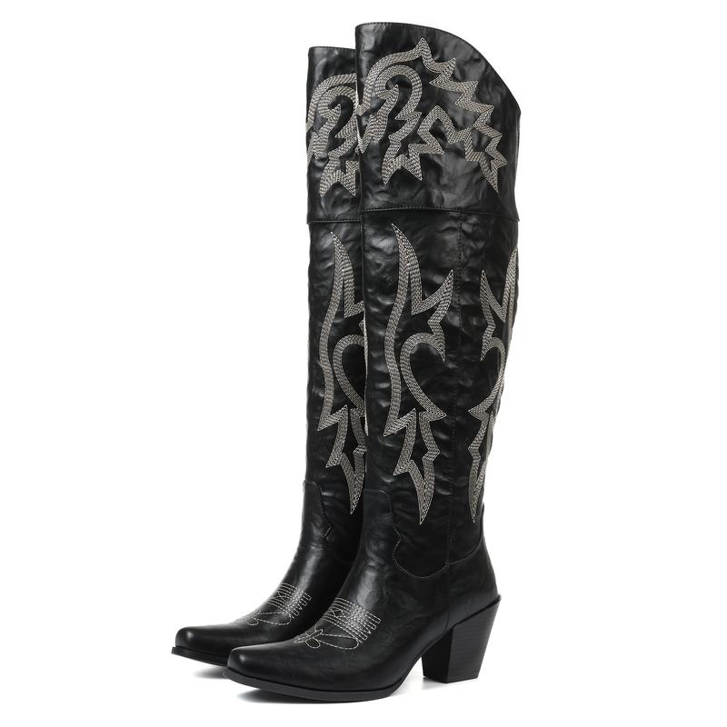 CHEYENNE™ – Classic Over-the-Knee Cowboy Boots