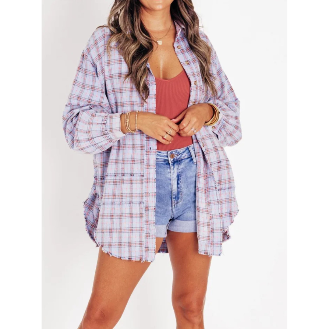 MATILDA™ - Sweet Stylish Checkered Flannel Top