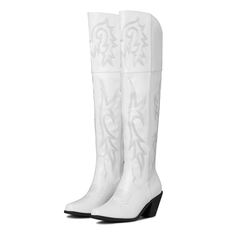 CHEYENNE™ –  Classic Over-the-Knee Cowboy Boots