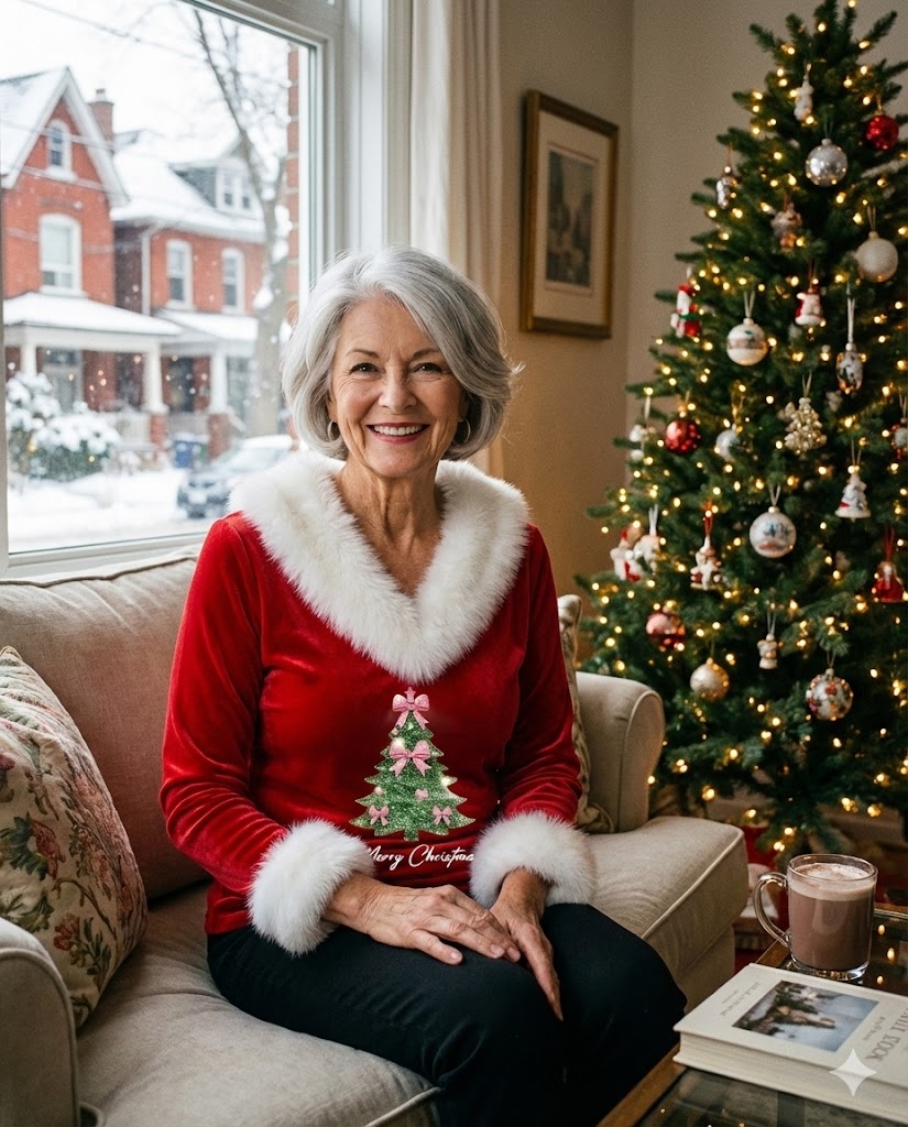 XMas - Festive Faux Fur Top